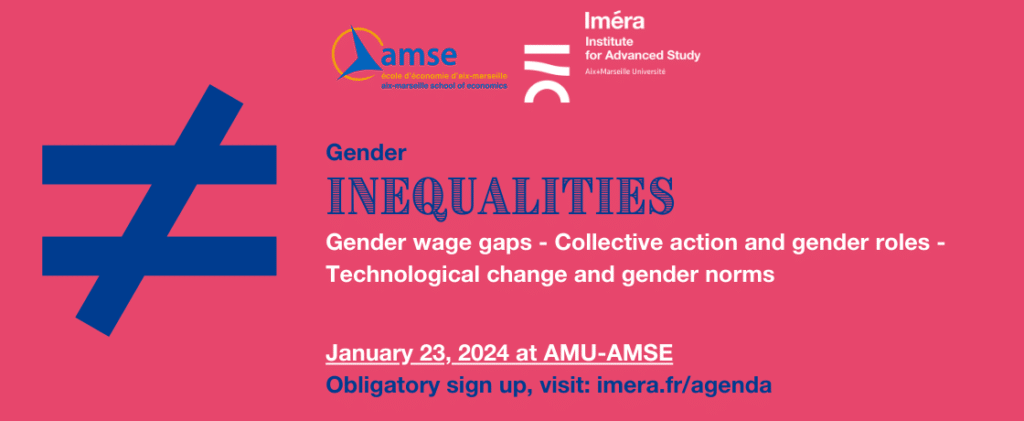 poster gender inequalities workshop amse imera