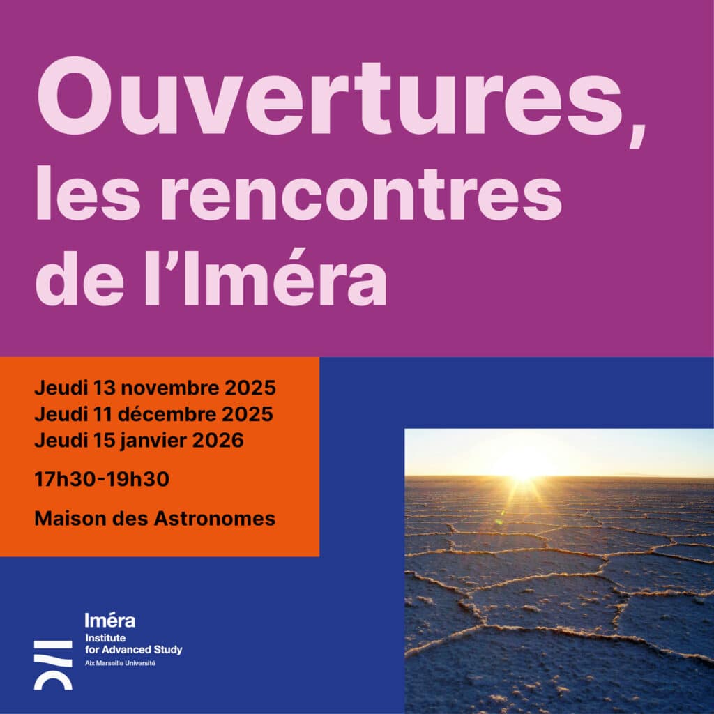 Visuel de promotion du nouveau cycle de rencontre Ouvertures, semestre 1 de 2025-2026