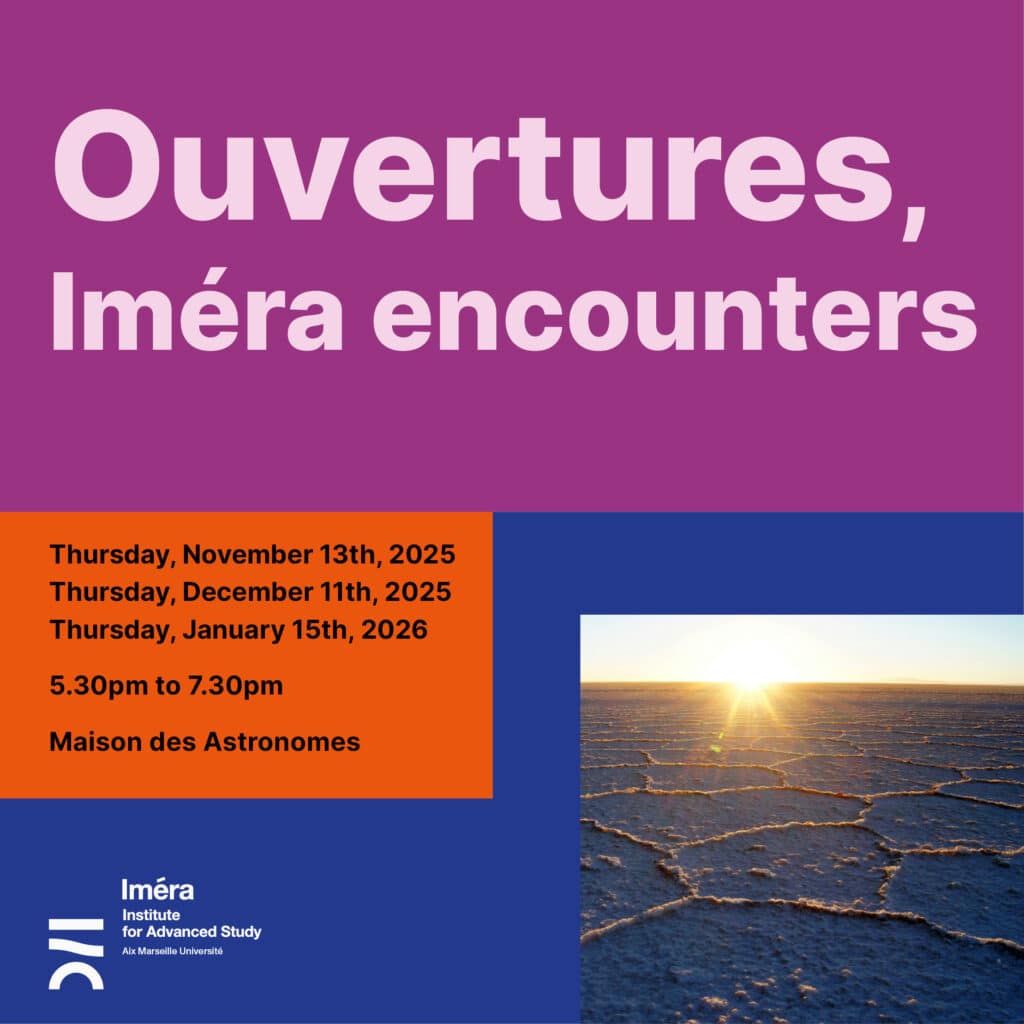 Promotional image for the new cycle of Ouvertures lectures, first semester of 2025-2026